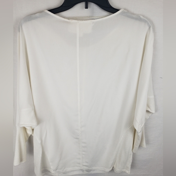Two by Vince Camuto Off White Long Sleeve Shirt Sz XS - Picture 6 of 9